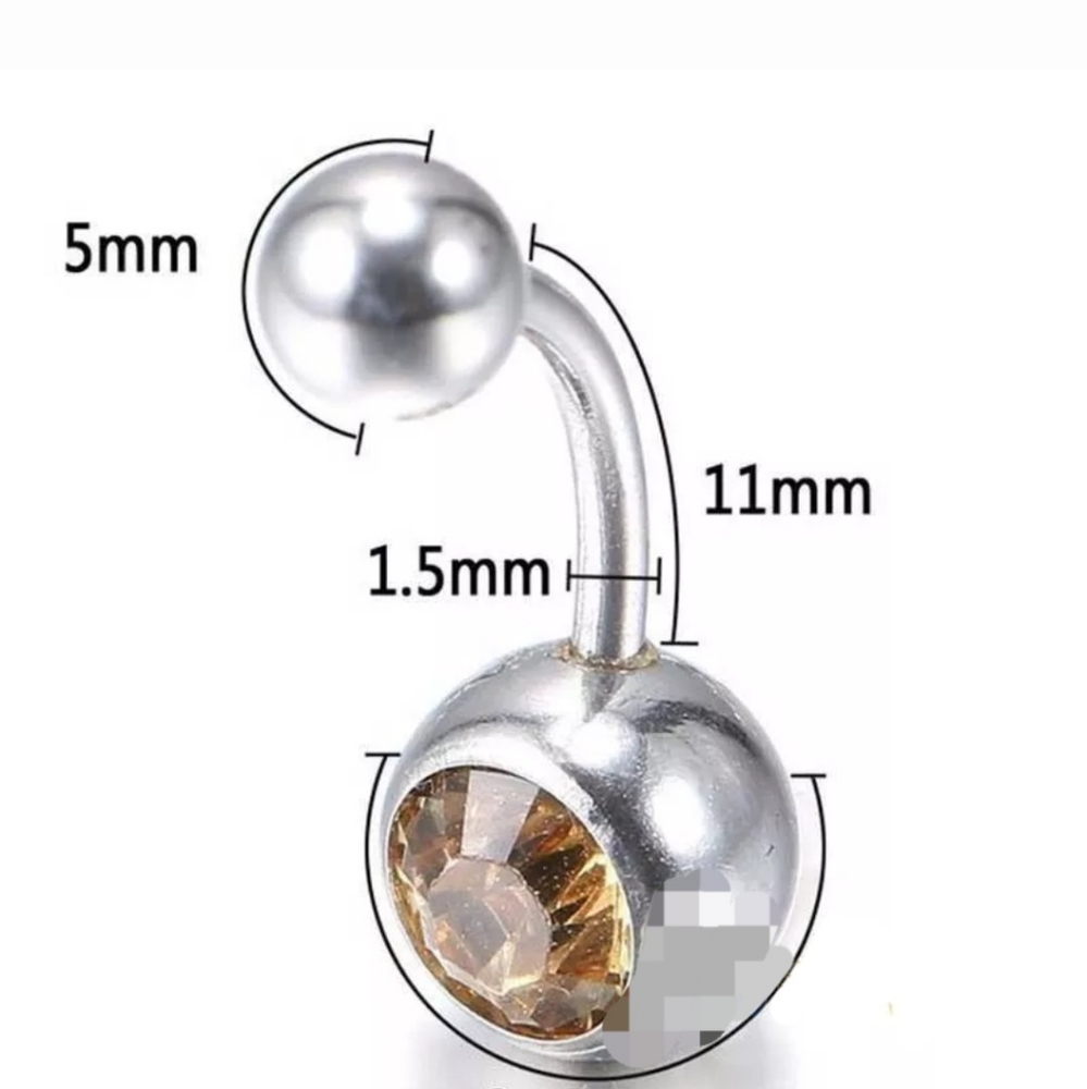 Any 2 Navel Belly Button Rings - Picture 5 of 5